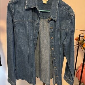 Christopher & Banks Classic Blue Jean Jacket